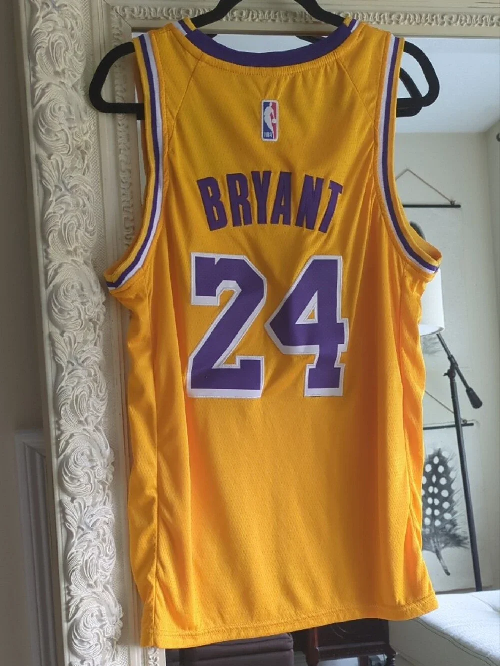 Nike Los Angeles Lakers Yellow/Purple #24 Basketball Jersey
